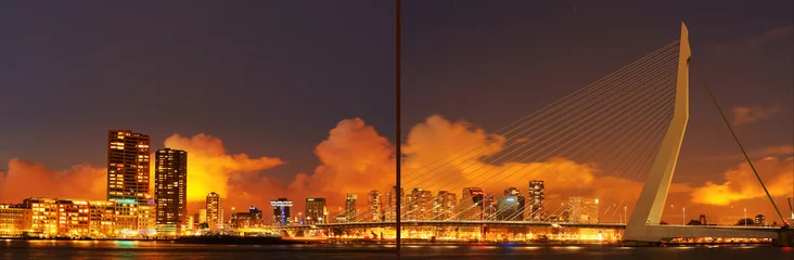 Photo sur Plexiglas Rotterdam rotterdam panorama