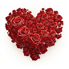 generative ai heart of roses