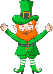 Leprechaun element for St. Patrick's Day