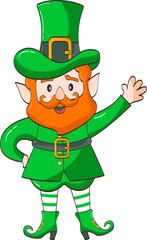 Leprechaun element for St. Patrick's Day