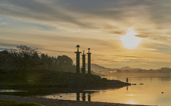 Sverd i fjell (Swords in Rock) memorial, Stavanger, Norway