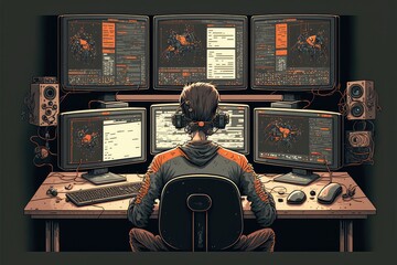cartoon hacker wallpaper