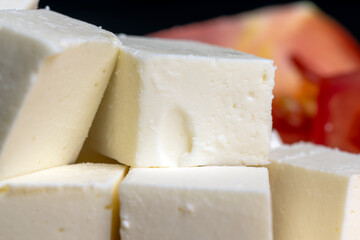 White cream cheese for making salads