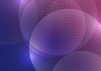 Abstract background liquid organic shapes of dynamic waves and circles, lines on a bright color background. Vector