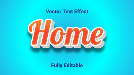 3d text effect Vector Fully Editable