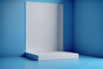 Blue podium, Generative AI