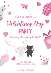 Valentine's Day Party Invitation Flyer