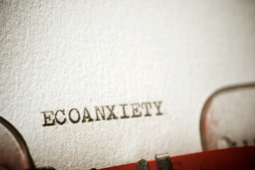 Ecoanxiety concept view