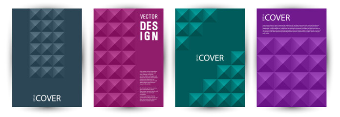 Architecture magazine front page layout bundle A4 design. Suprematism style trendy front page