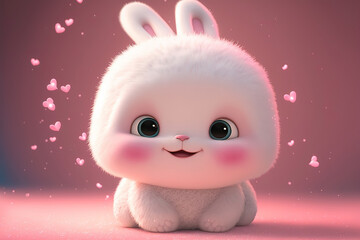  cute littleanthropomorphic valentine Generative AI	
