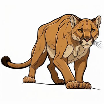 mountain lion clip art