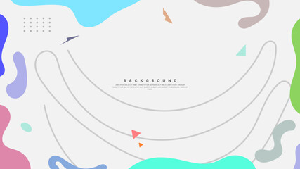 Colorful Abstract Shapes background design