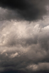 Fototapeta na wymiar Cloudy sky with rare clouds