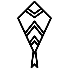 kite motif illustration