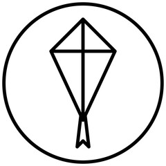 kite motif illustration