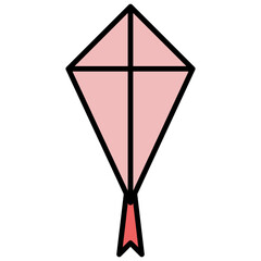 kite motif illustration