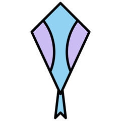 kite motif illustration