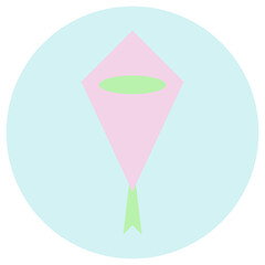 kite motif illustration