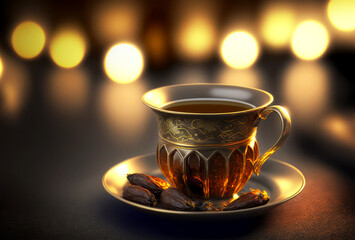 cup of tea, tea with cardamom, generate ai