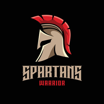Spartan Logo Design Template Inspiration, Vector Illustration.
