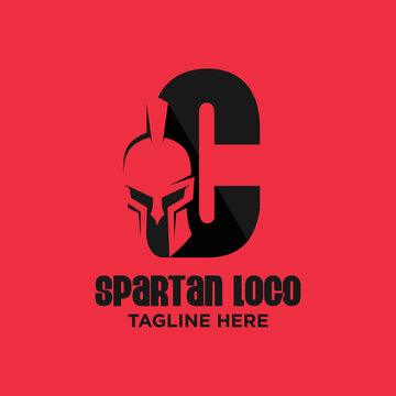 Letter C Spartan Logo Design Template Inspiration, Vector Illustration.