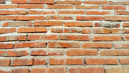 Obraz premium The background made of bricks, the photo is a photo of a wall made of bricks, it is very suitable to be used for the background