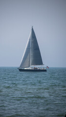 Fototapeta premium sailboat on the sea