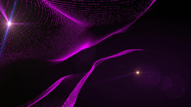 abstract purple background nice blurred wave particles 