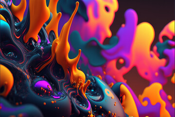 colorful background, Generative AI