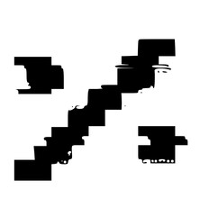 Glitched Fat Faced Uppercase System Error Mono Font