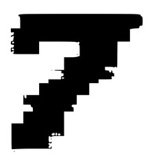 Glitched Fat Faced Uppercase System Error Mono Font