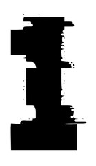 Glitched Fat Faced Uppercase System Error Mono Font