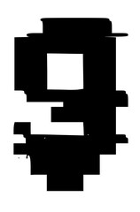 Glitched Fat Faced Uppercase System Error Mono Font