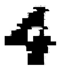 Glitched Fat Faced Uppercase System Error Mono Font