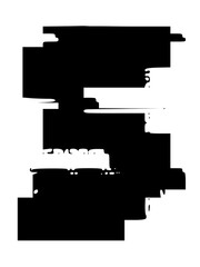 Glitched Fat Faced Uppercase System Error Mono Font