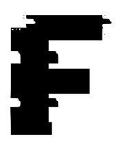 Glitched Fat Faced Uppercase System Error Mono Font