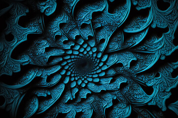Abstract Carved Maelstrom Pattern