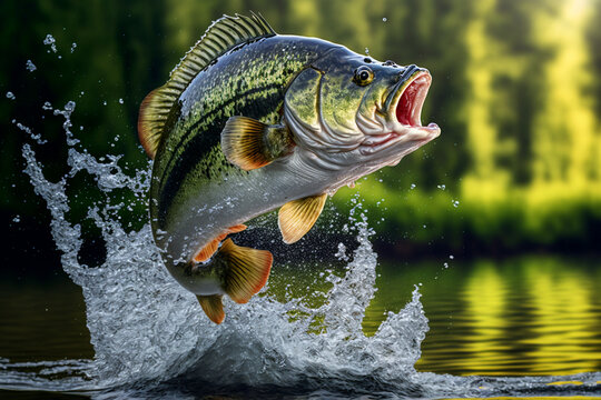 Fish Jumping Bass Images – Browse 7,108 Stock Photos, Vectors, and