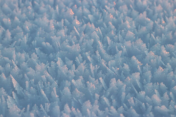 snow texture pattern with nice crystals and flakes