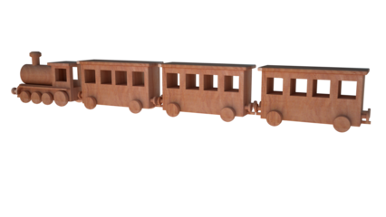 old train isolated