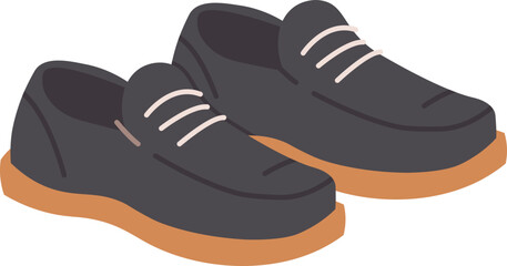 Comfortable sneakers flat icon Trendy shoes