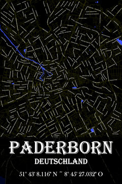 Urbaner Paderborn  Stra&szlig;ename Stadtplan
