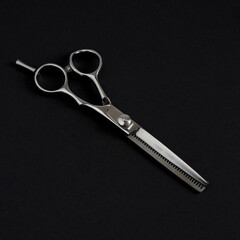 Professional metal scissors for men's haircuts