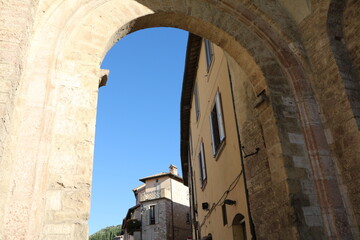 Fototapeta premium Porta Nuova in Assisi, Umbria Italy