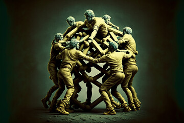 Fototapeta premium Teamwork