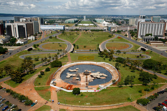 View over Brasilia seen from the TV Tower, Brazil.