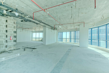 office interior empty unfurnished 