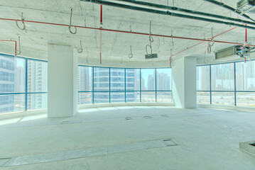 office interior empty unfurnished 