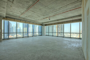 office interior empty unfurnished 