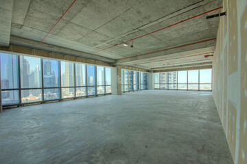 office interior empty unfurnished 